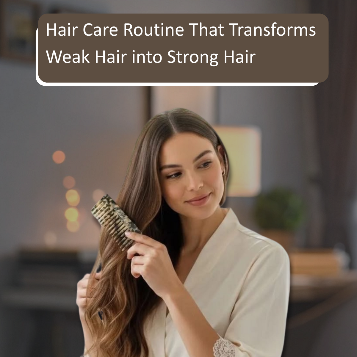 Hair Care Routine That Transforms Weak Hair into Strong Hair