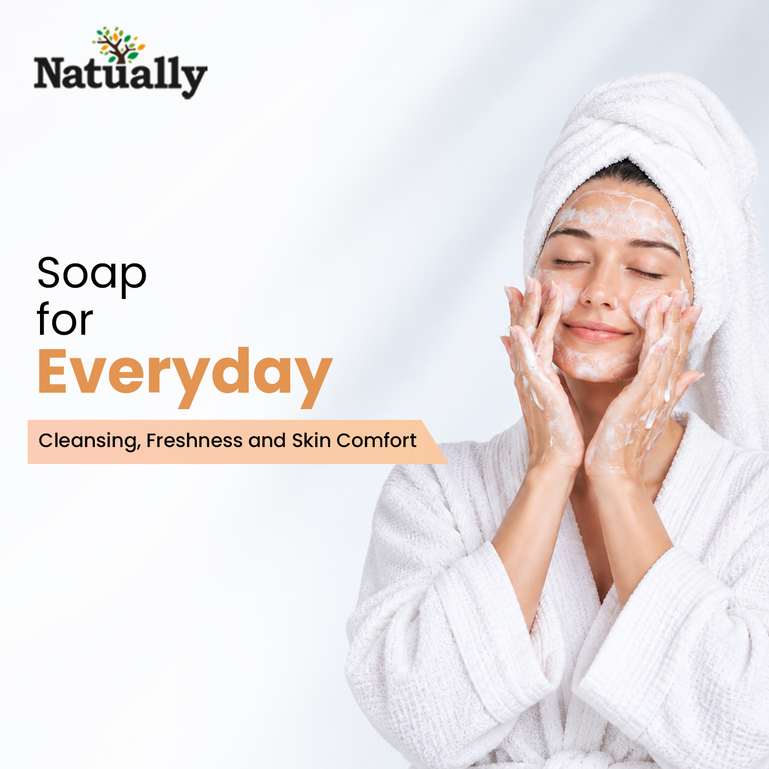 Soap for Everyday Cleansing, Freshness and Skin Comfort