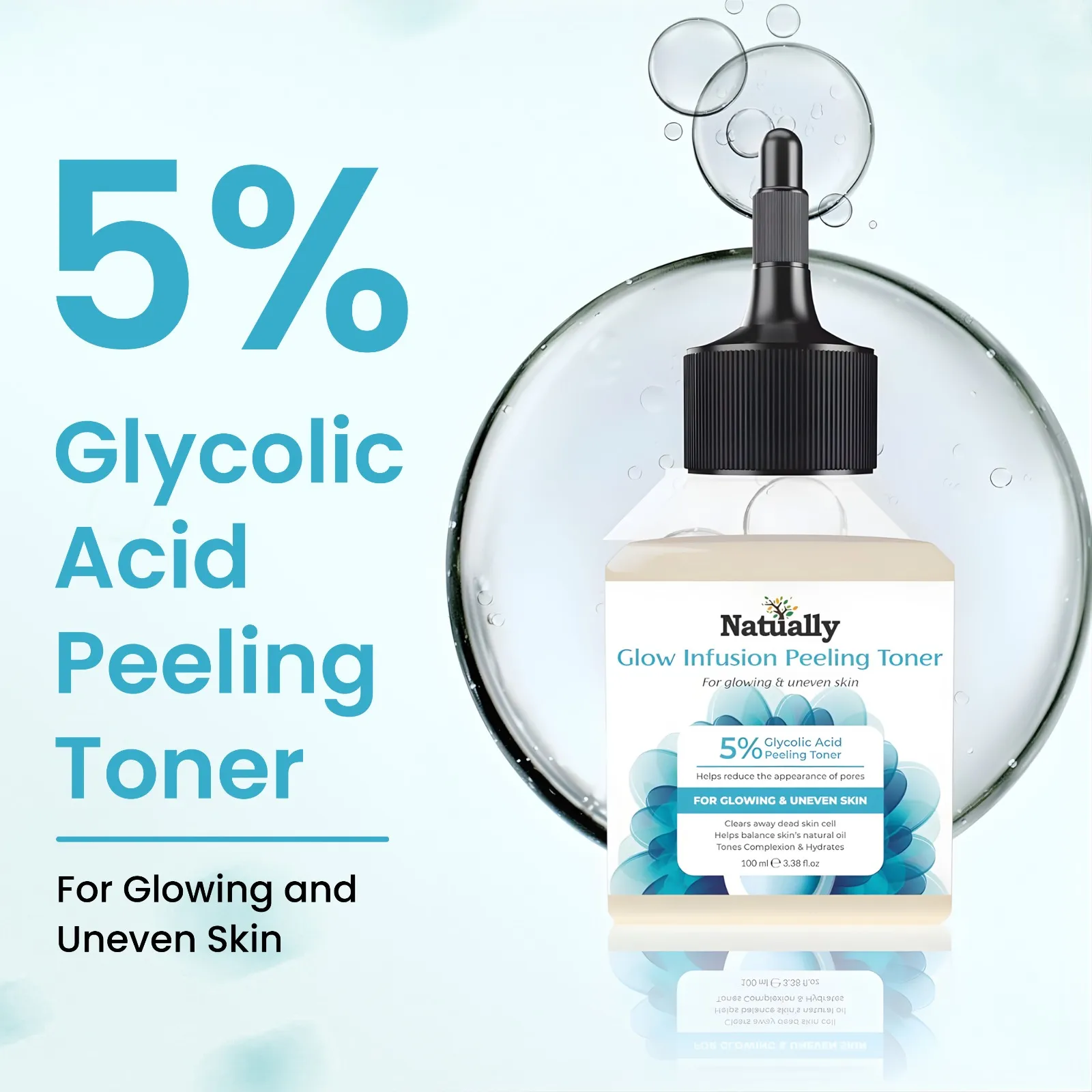 Glow Infusion Peeling Toner - 5% Glycolic acid - Image 7