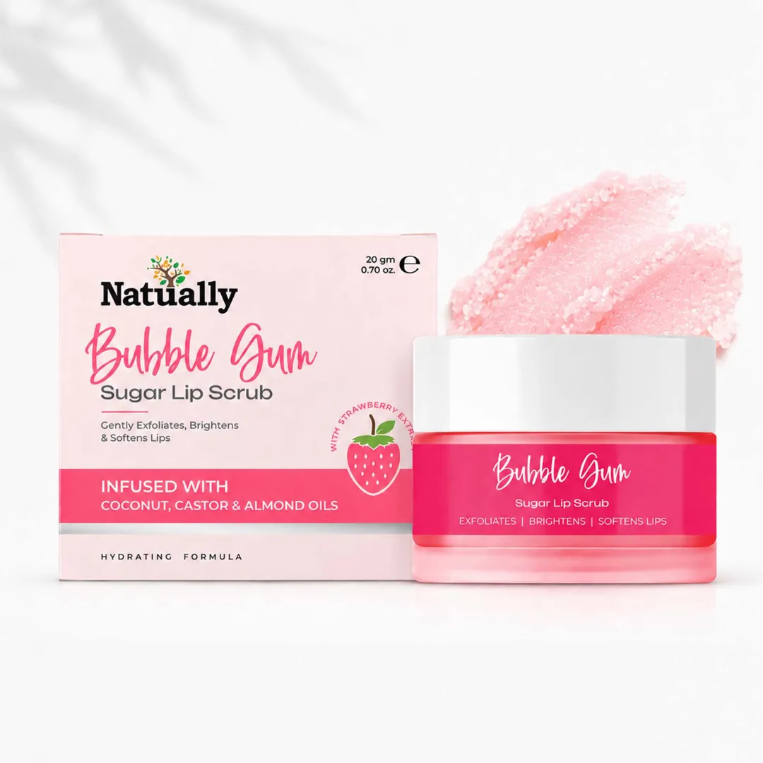 Bubblegum Sugar Lip Scrub for Dark Lips – Way to Brighten and Soften Your Lips