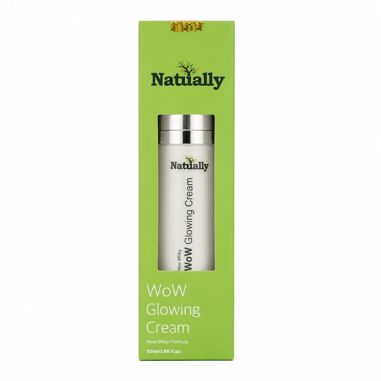 Natually WoW Glowing Cream – New Milky Formula (50ml)