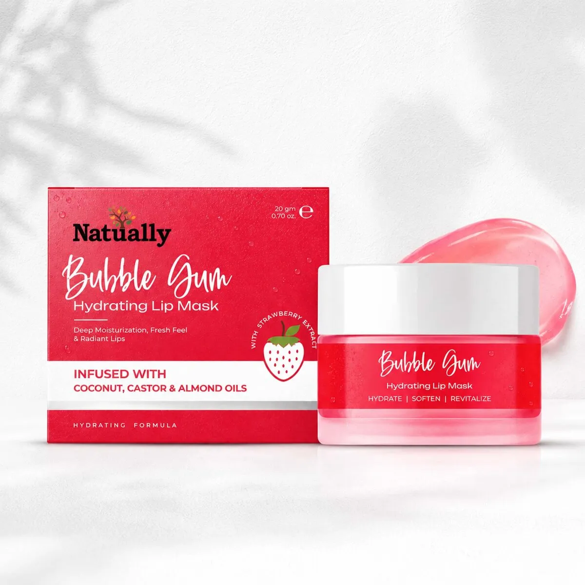 Bubblegum Lip Mask for Bright, Soft, Hydrated Lips