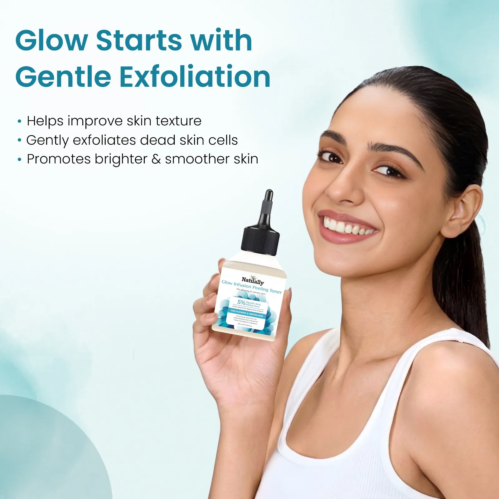 Glow Infusion Peeling Toner - 5% Glycolic acid - Image 3