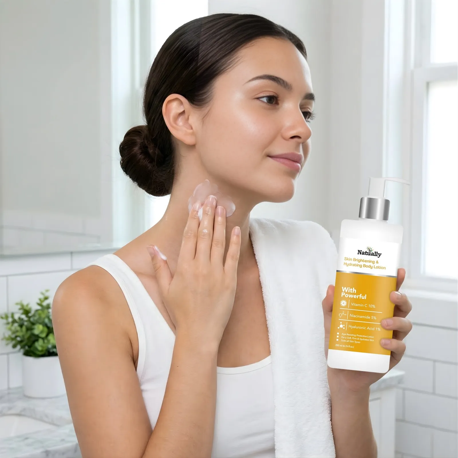 Natually Skin Brightening & Hydrating Body Lotion 200ml - Image 7