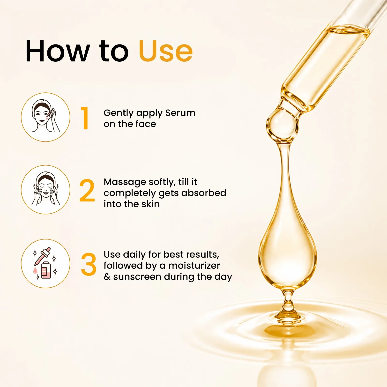 Natually Skin Glow Face Serum - 2% Kojic Acid, Glutathione and Papaya - 30ml - Image 2
