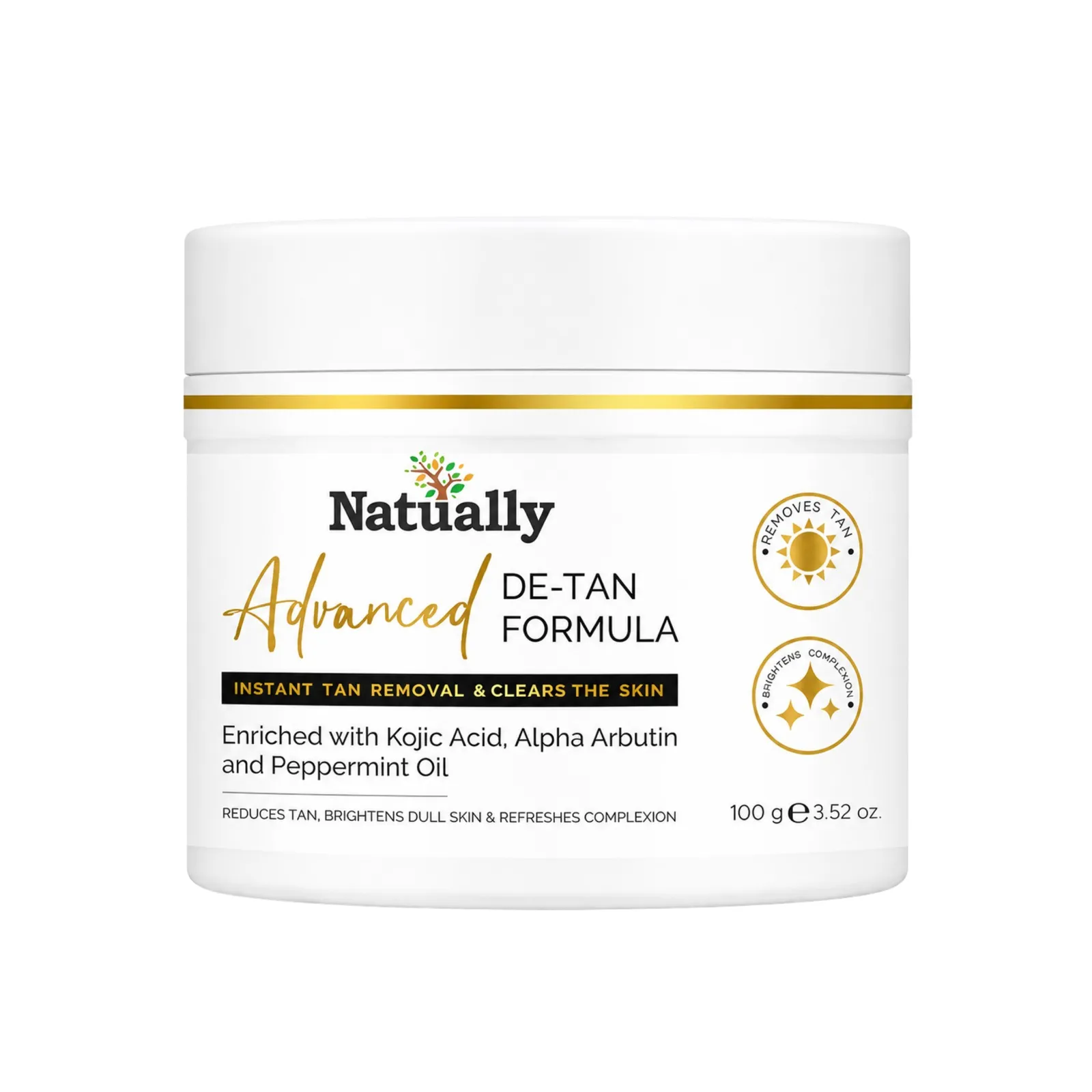 Advanced De-Tan Removal Cream for Bright and Even Skin Tone