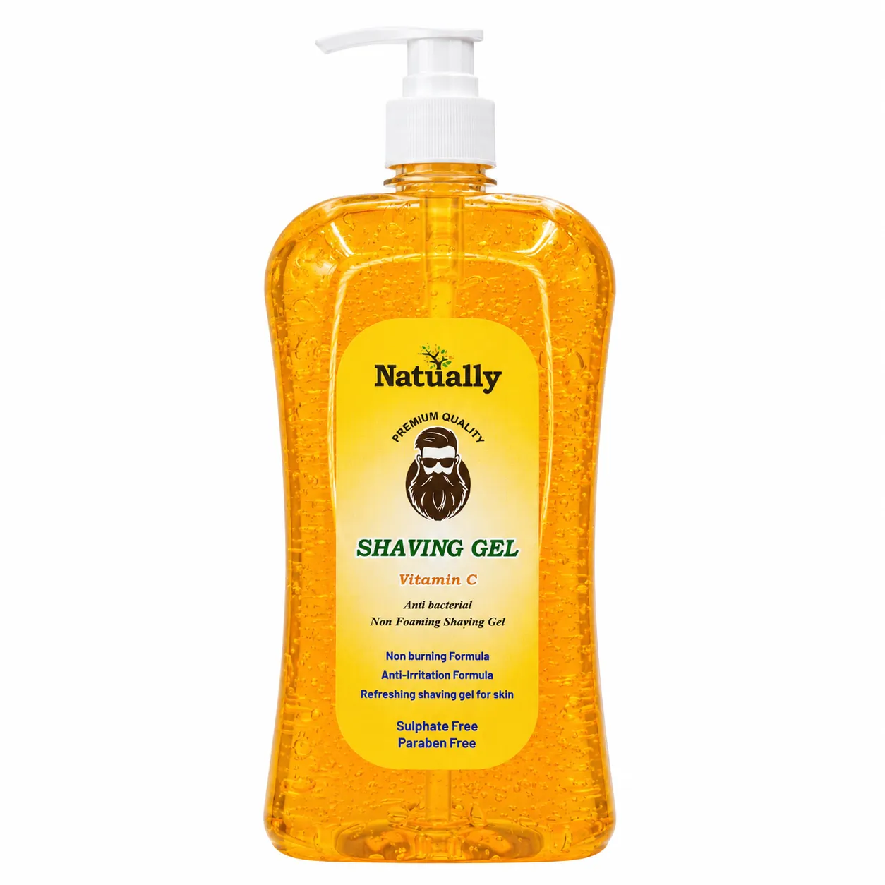 Natually Premium Quality Vitamin C Shaving Gel
