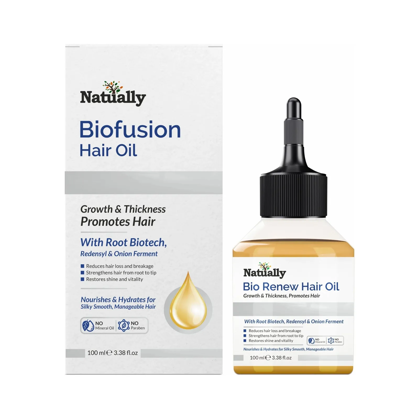 Bio Fusion Hair Oil - Growth & Thickness G Promotes Hair -Redensyl & Onion Ferment - Image 5