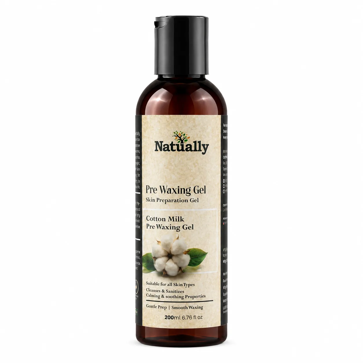 Pre Waxing Gel – Skin Preparation Gel (Cotton Milk) 200ml