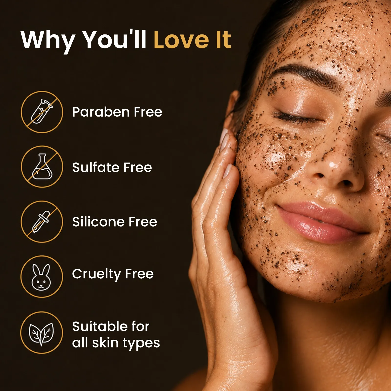Natually Caffeine Face Scrub for Deep Cleansing And Fresh Skin - Image 6