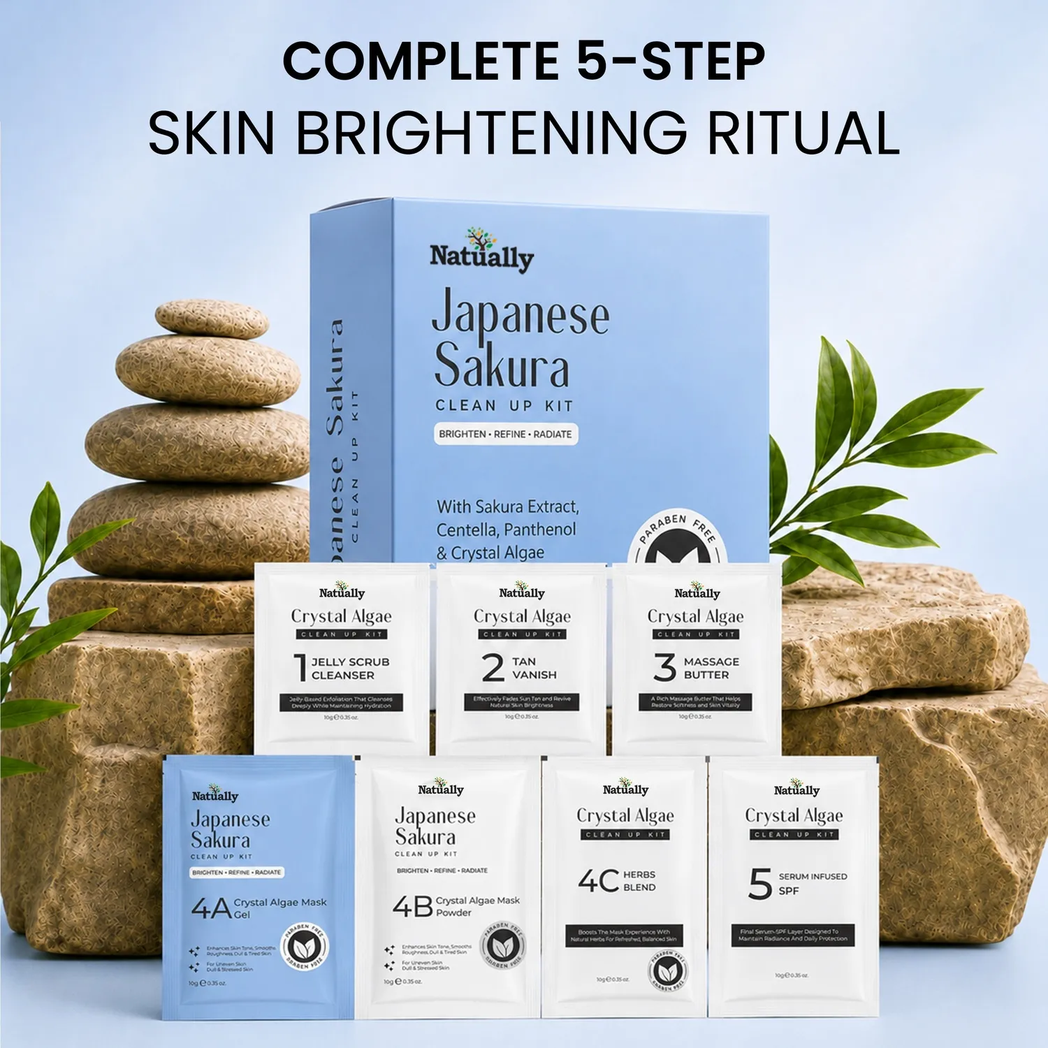 Natually Japanese Sakura CleanUp Kit - Image 2