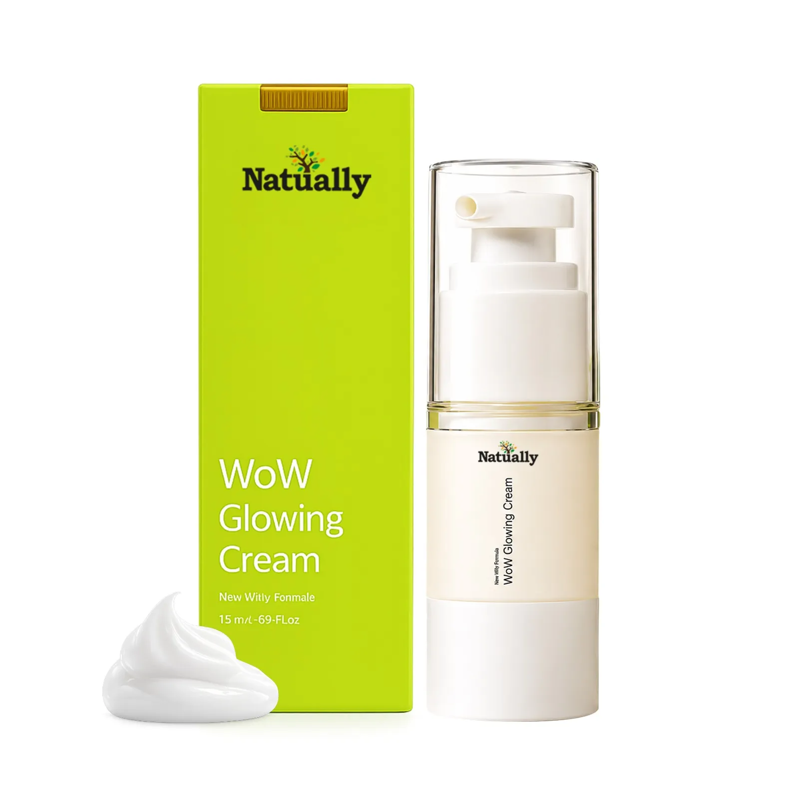 Natually WoW Glowing Cream 20g for Instant Skin Glow