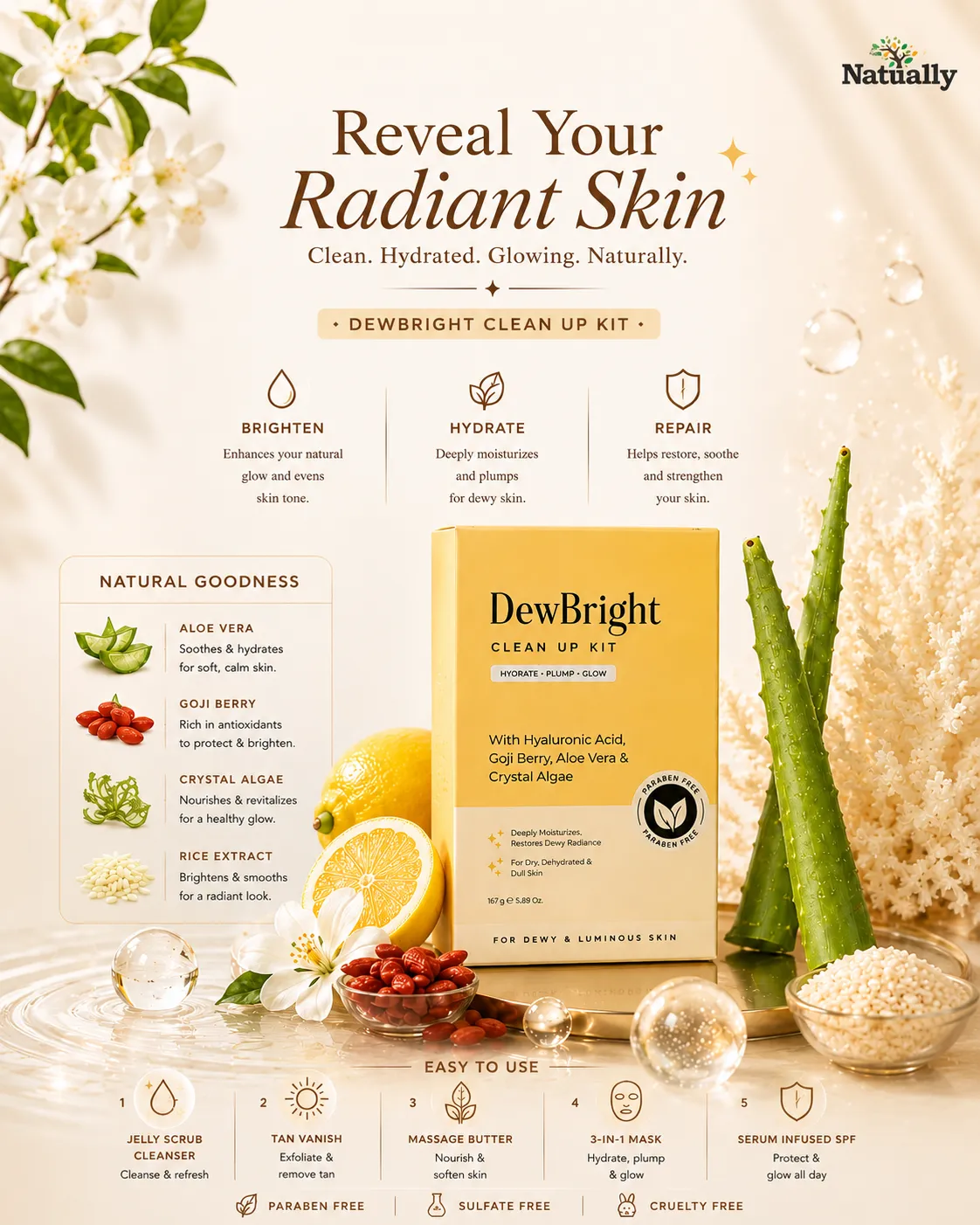 Natually Dew Bright CleanUp Kit - Image 3