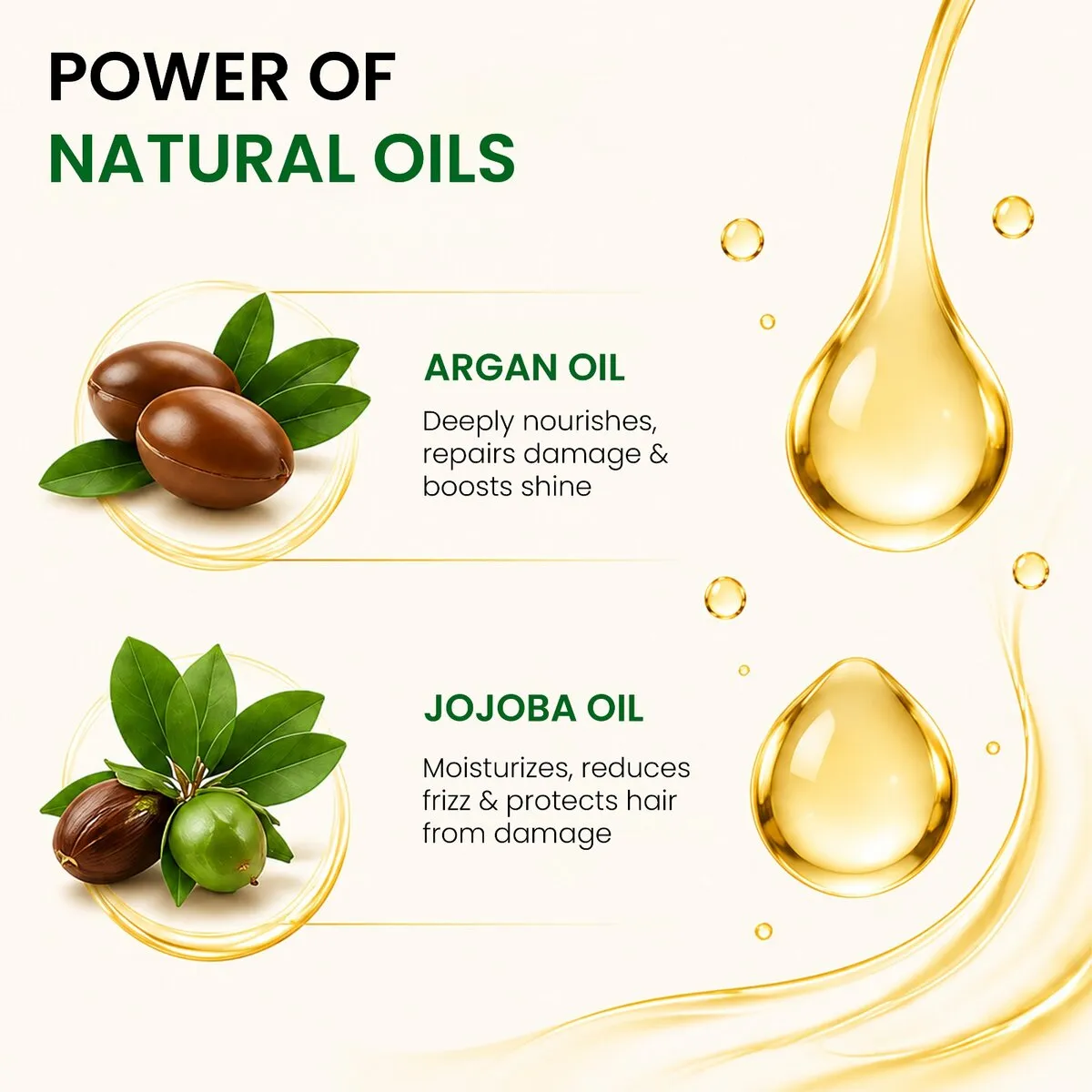 Natually Shine Boost Hair Serum & Enhance Shine ,Moisturize ,Anti Frizz &100ml - Image 3