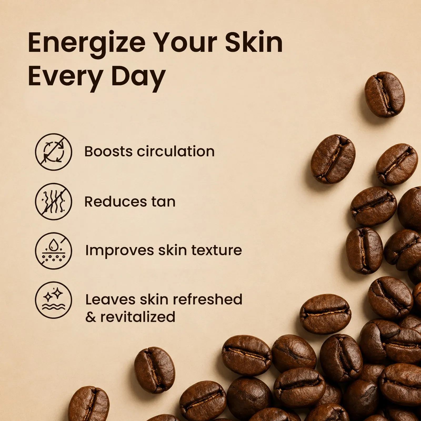 Natually Caffeine Face Scrub for Deep Cleansing And Fresh Skin - Image 4