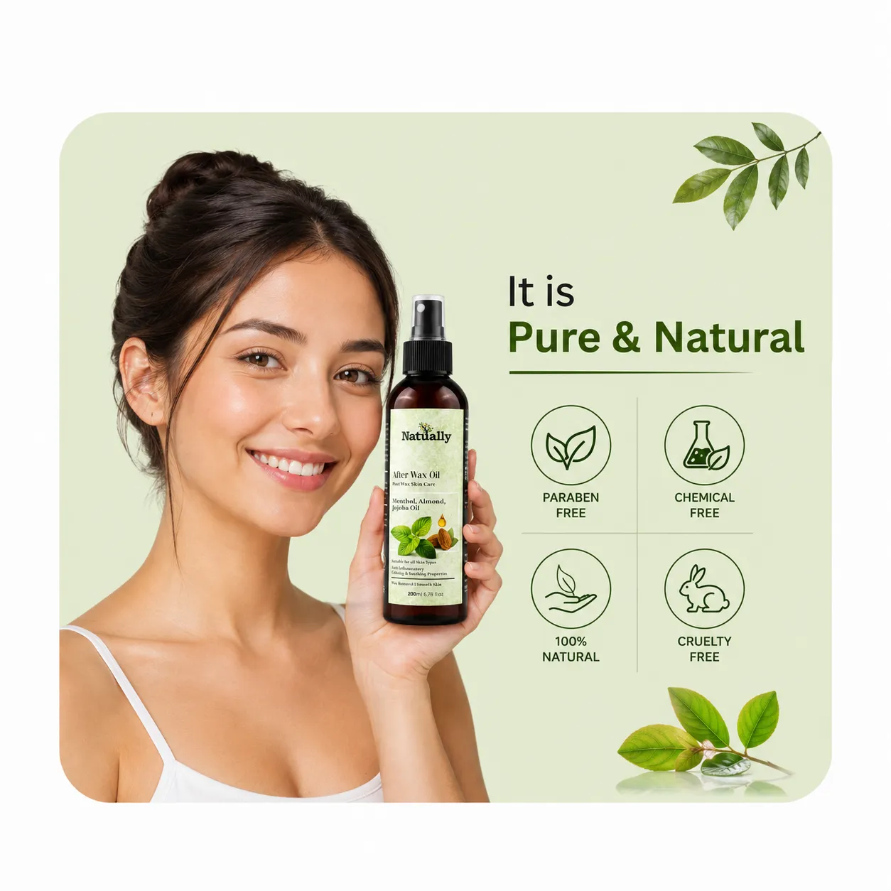 After Wax Oil – Post Wax Skin Care Oil (200ml) - Image 5