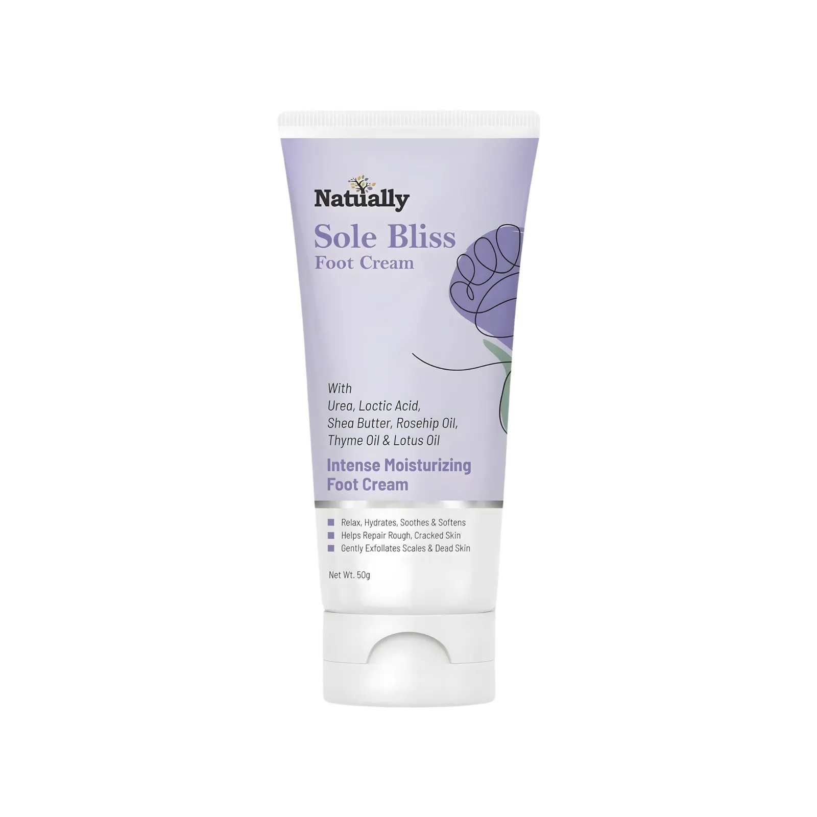 Natually Sole Bliss Foot Cream- Intense Moisturizing Foot Cream