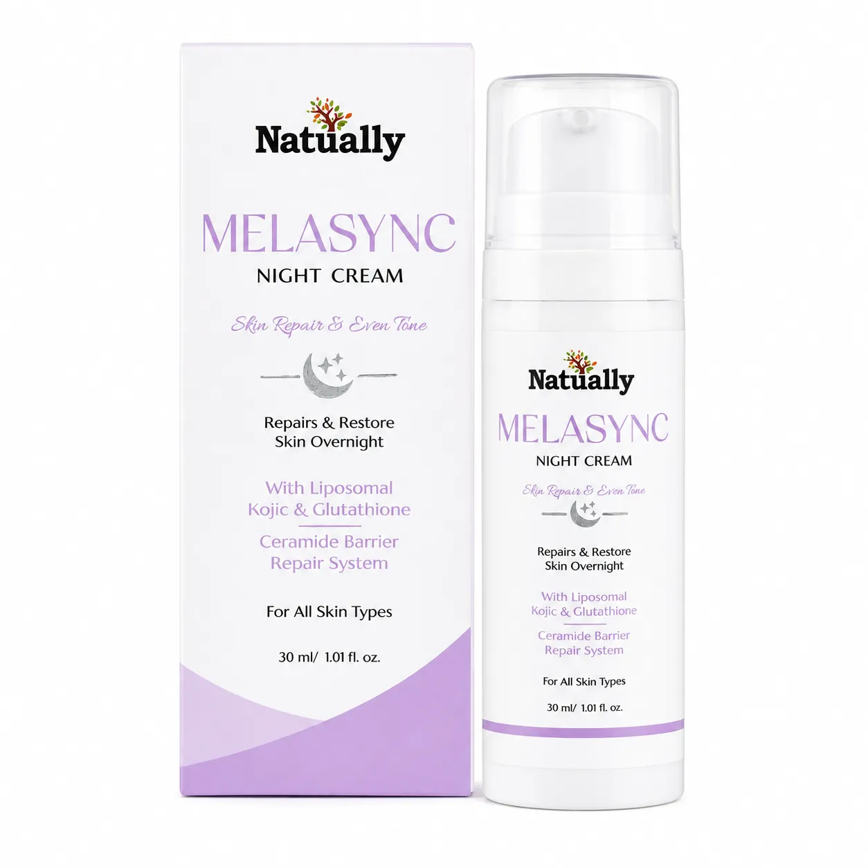 MelaSync Night Cream for Overnight Skin Repair & Restoration – 30g