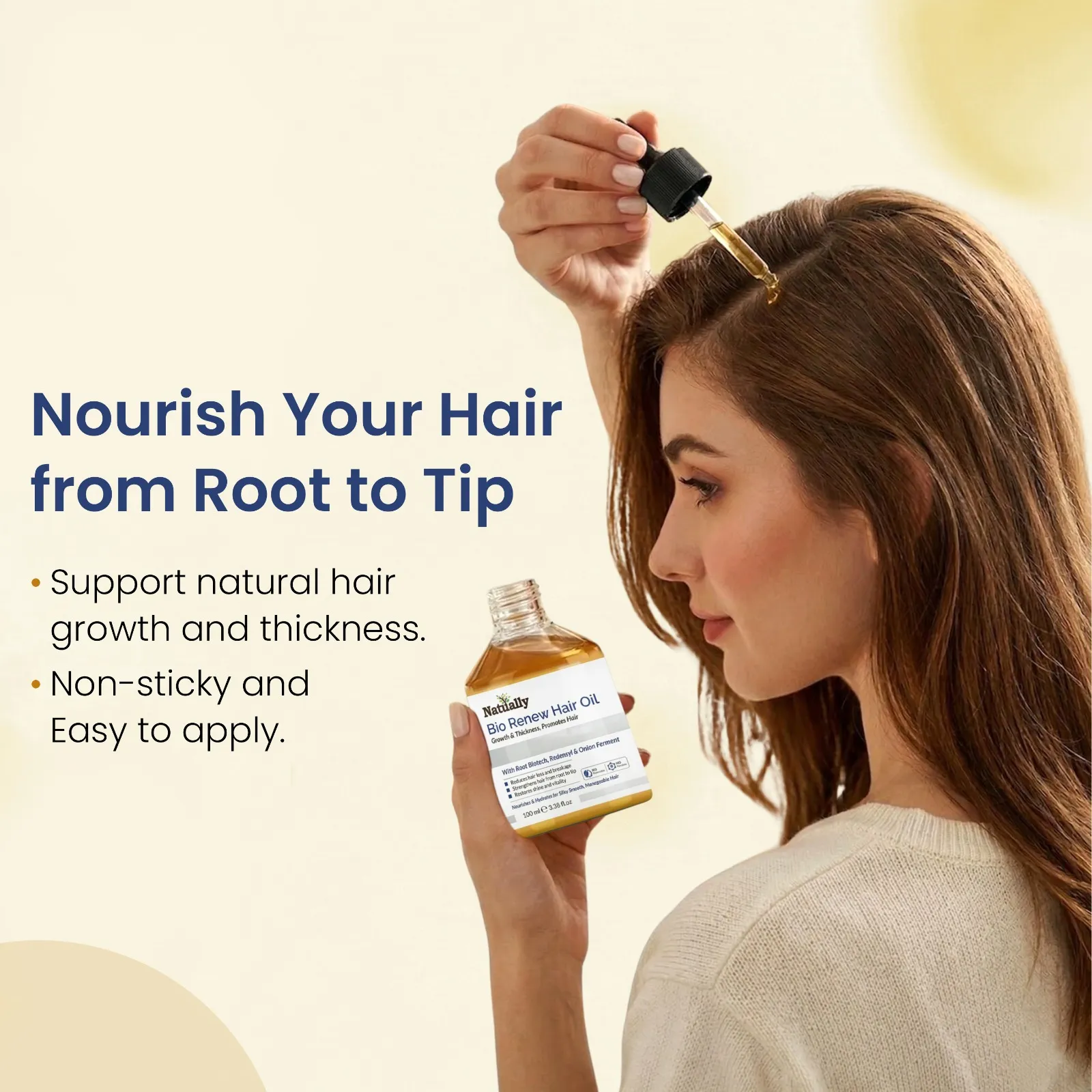 Bio Fusion Hair Oil - Growth & Thickness G Promotes Hair -Redensyl & Onion Ferment - Image 6