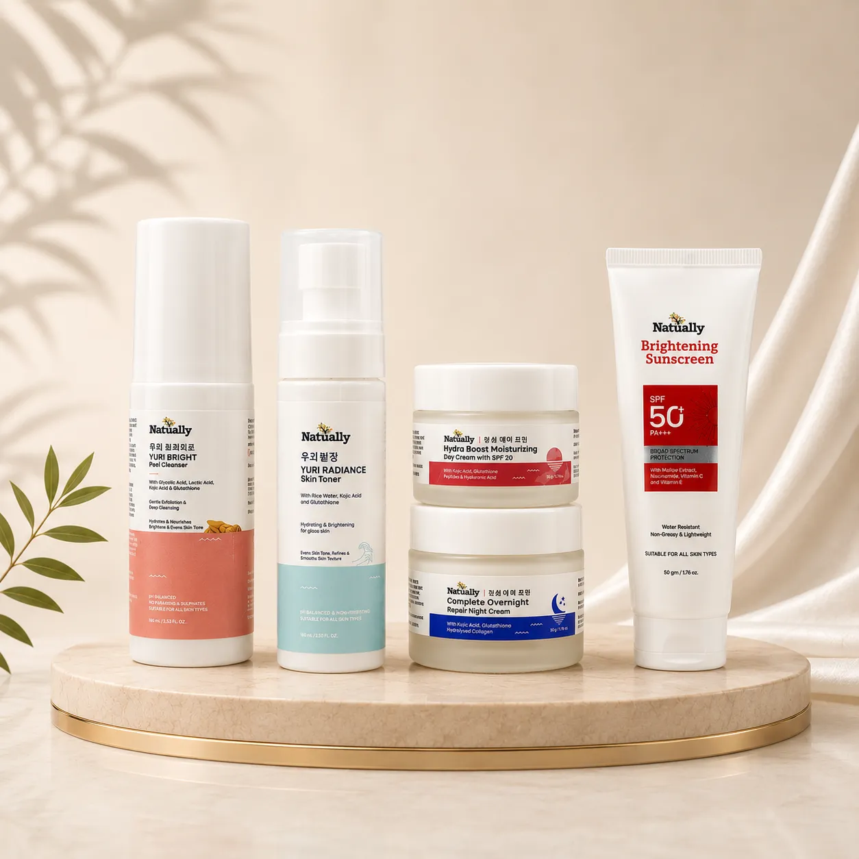 Natually Yuri Bright Complete Skincare Combo Kit