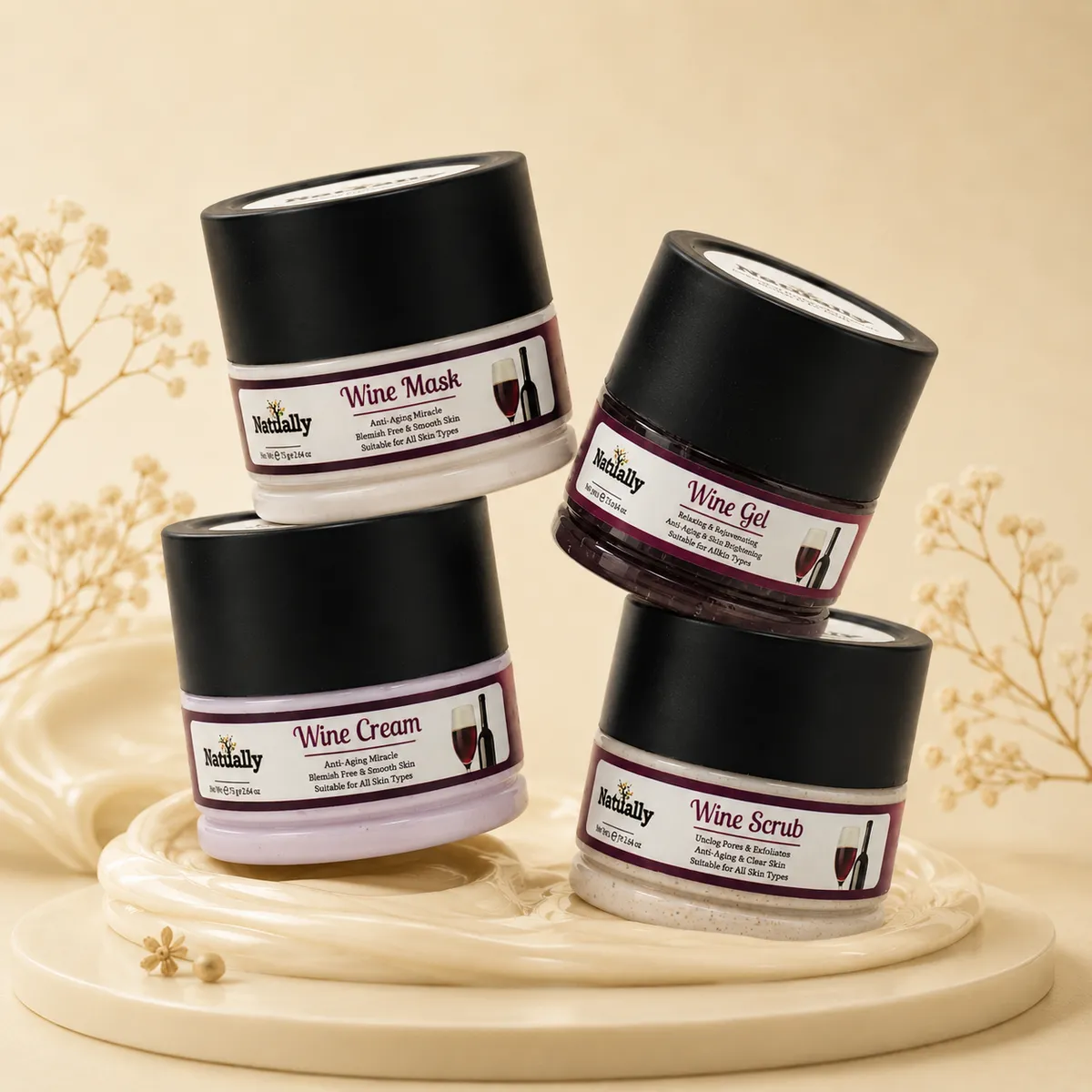 Natually Wine Eco Facial Kit