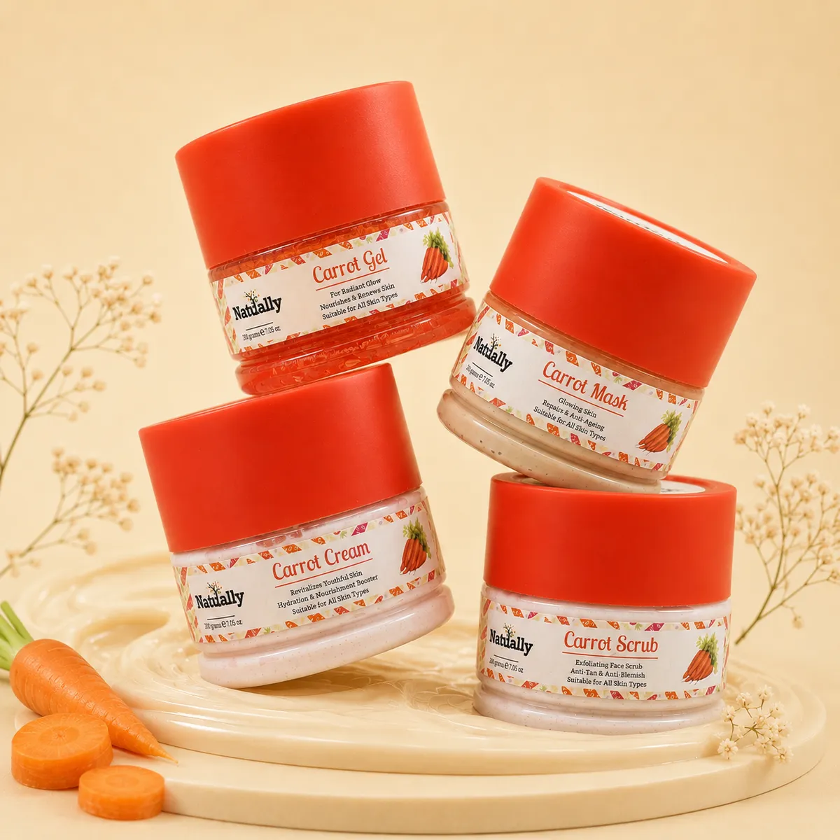 Natually Carrot Eco Facial Kit