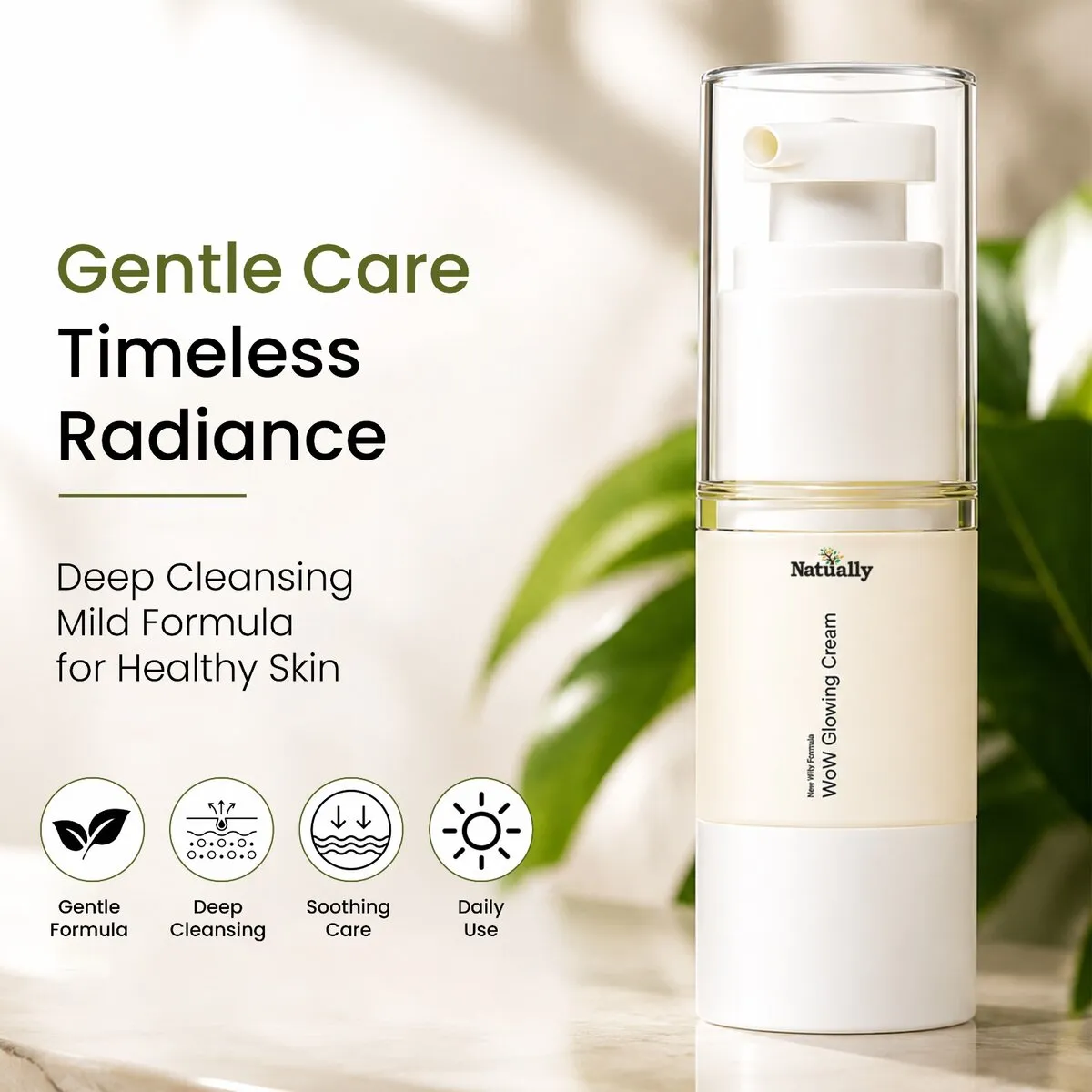 Natually WoW Glowing Cream 20g for Instant Skin Glow - Image 2