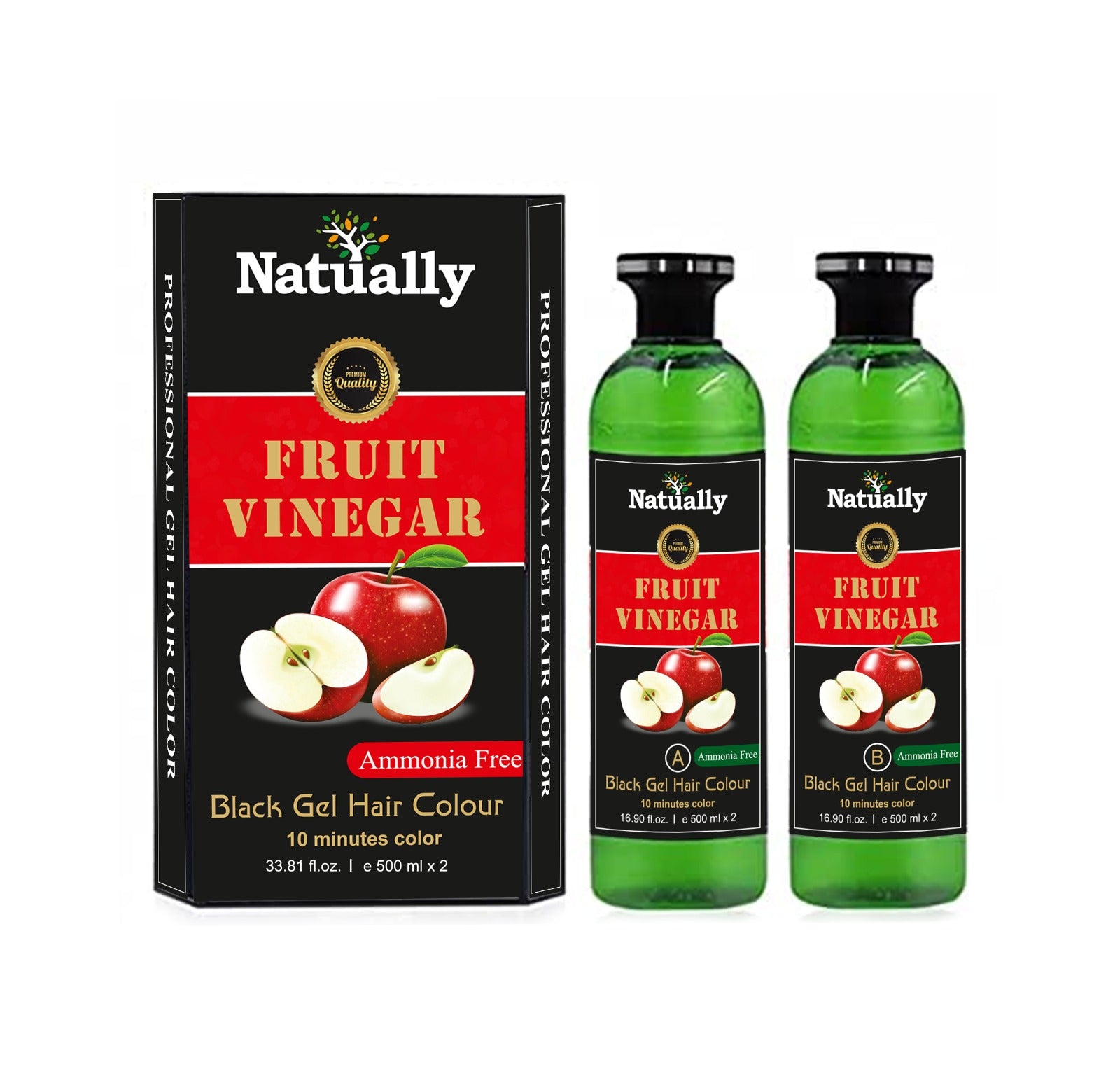 unlock Vibrant Hair: Introducing Natually Fruit Vinegar Gel Hair Color