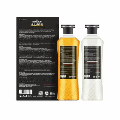 Natually Silk Shade -Argan Oil Hair Color Gel& Ammonia Free-500ml*2