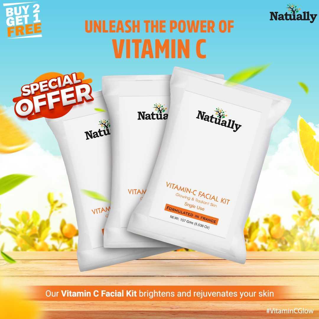 Vitamin C Facial Kit Special Offer - Buy 2 Get 1 Free